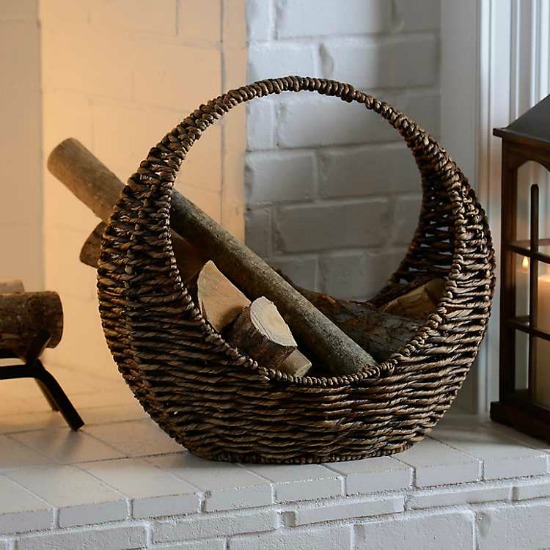 Woven Crescent Basket