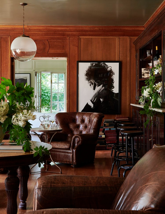 Bob-Dylan-portrait-leather-chairs