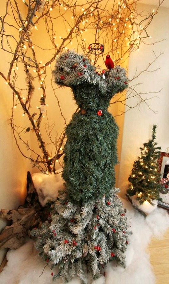 dress form Christmas tree