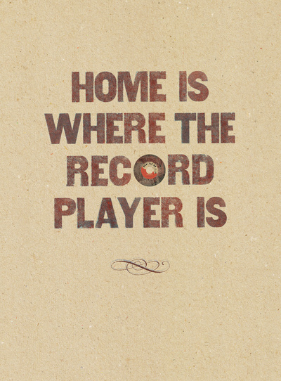 home is where the record player is
