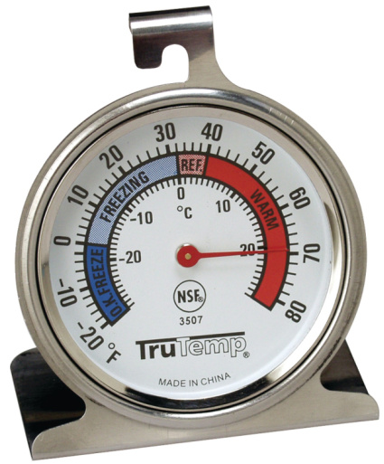 TRUTEMP Fridge Freezer Thermometer