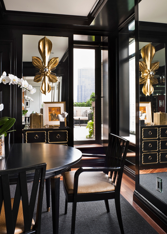 Black and Gold Home Decor- Places in the Home