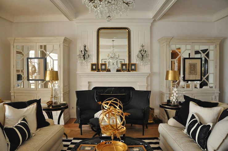 Black and Gold Home Decor Accessories- Places in the Home