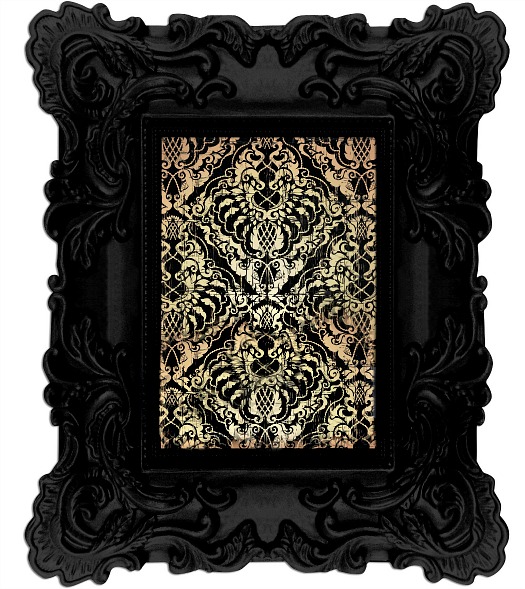 black-baroque-picture-frame