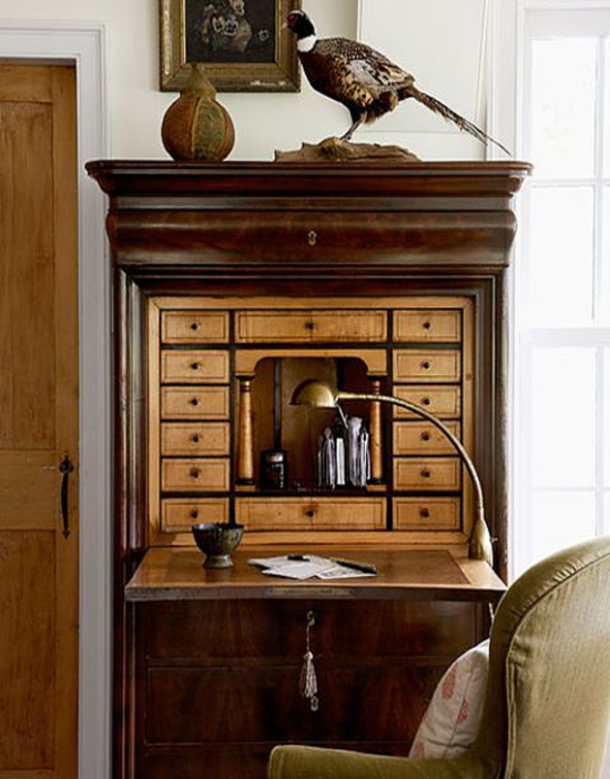 antique-secretary-desk-mahogany