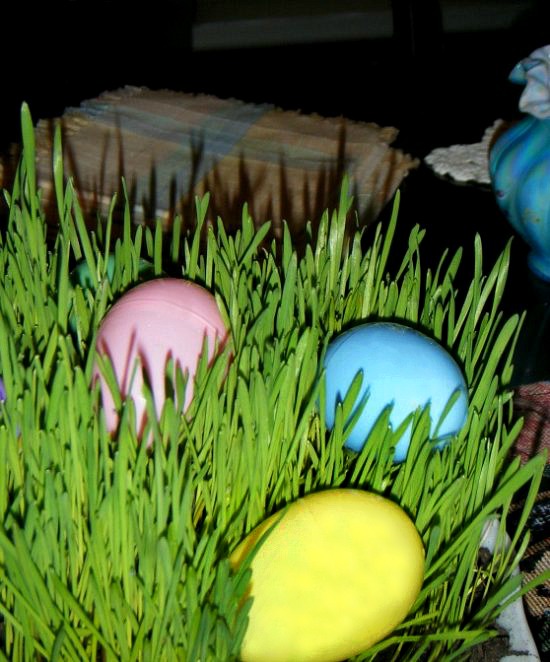 Easter-grass-centerpiece