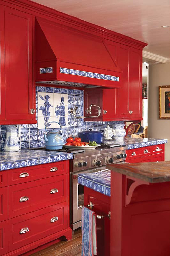 tomato-red-kitchen-cabinets