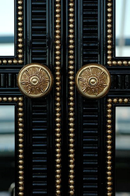 black-gold-doors