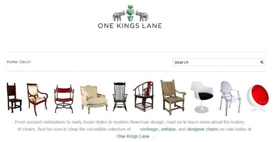 One Kings Lane Home Decor Resource