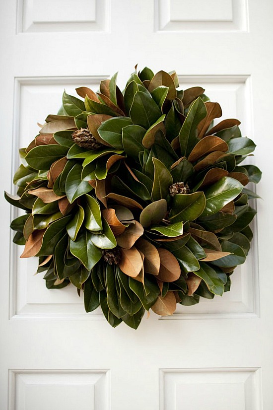 magnolia-wreath-on-door