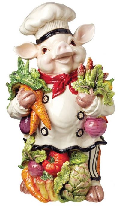 Kaldun and Bogle Bistro Couchon Chef Pig Figurine e1490131960775