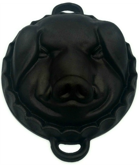 cast iron pig face mold