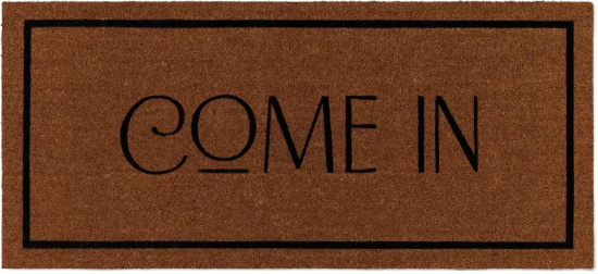 'Come In' Coir Doormat Natural - Threshold™