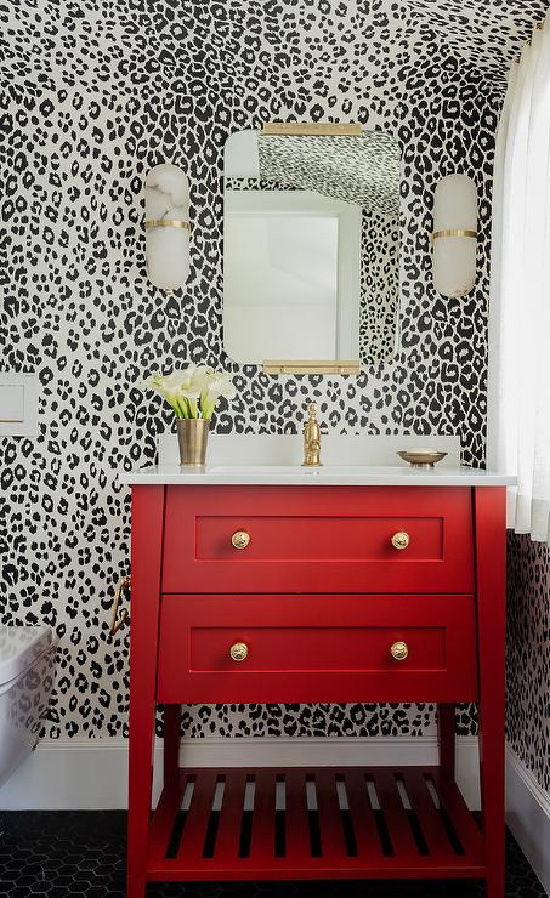 red-washstand-with-alabaster-sconces