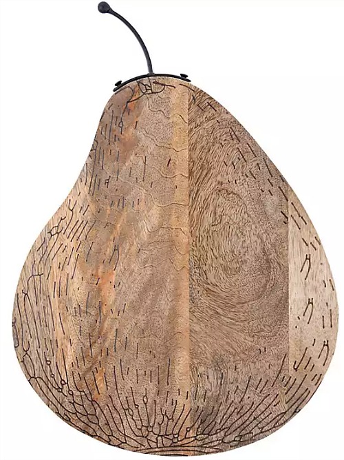 Pear Shaped Mango Wood Cutting Board