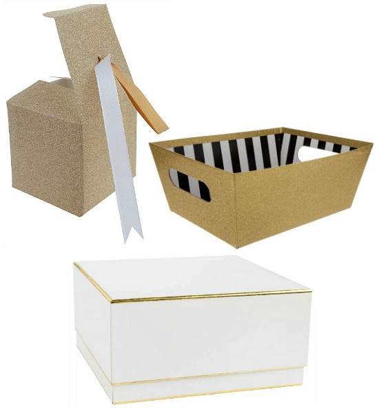 white gold gift box