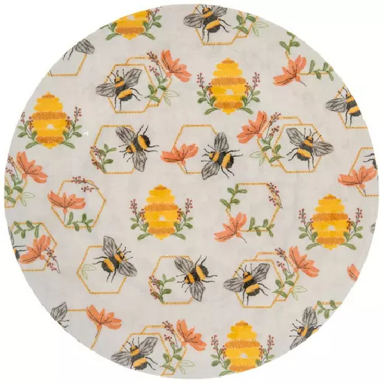 bee-hive-melamine-plate