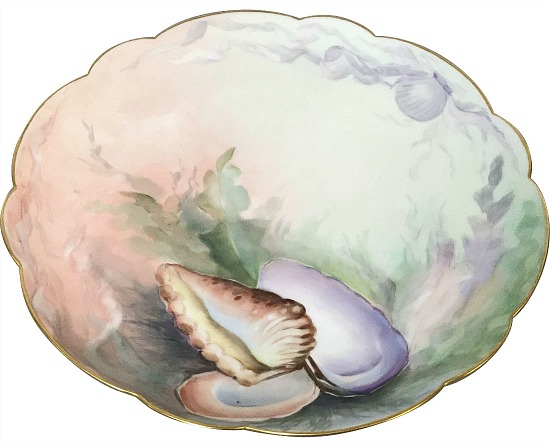 Limoges-oyster-plate