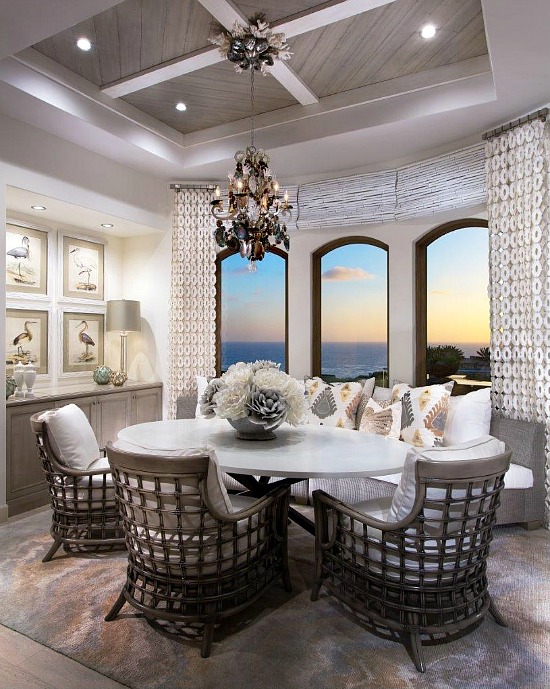 Frank Pitman Designs coastal dining room