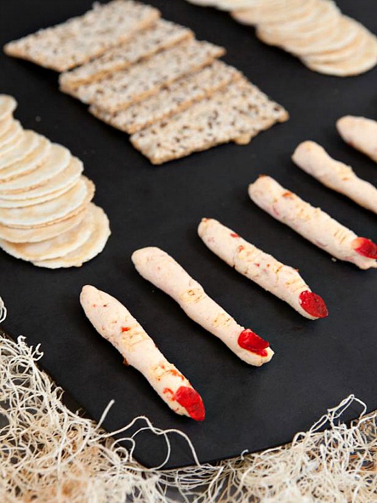 Spooky Goat Cheese Fingers