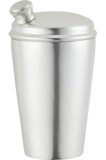 Degroff silver cocktail shaker