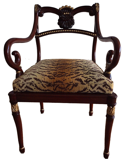 English Regency Style Accent Chair