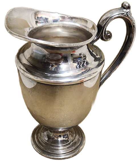 Wm. Rogers Silver Plated Water Fotted Pitcher