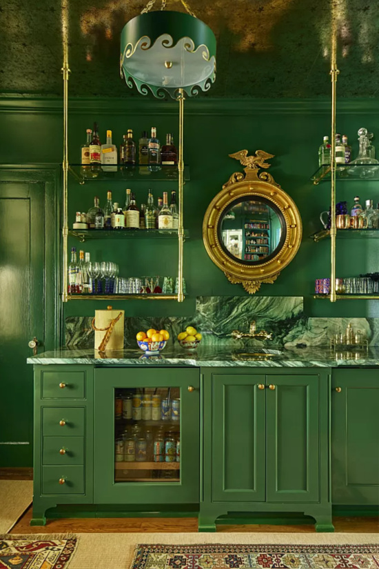 green-walls-cabinets-home-bar