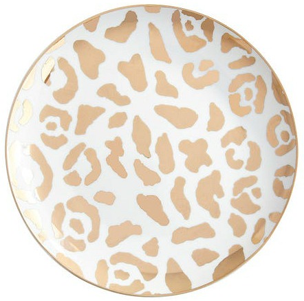 leopard accent plate
