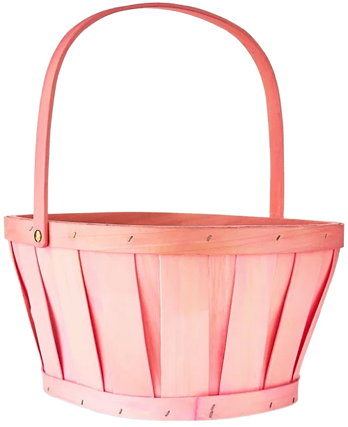 Pink Woodchip Basket