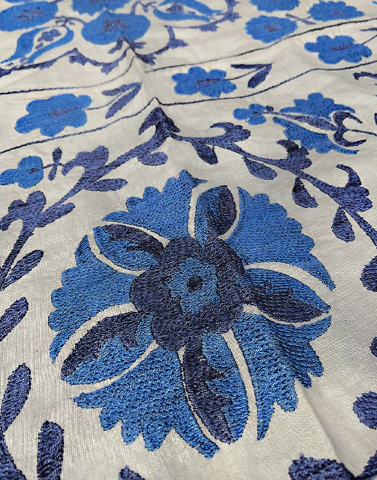 Uzbek Suzani handmade embroidered Bedspread Bedcover