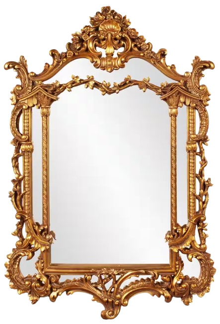 Antique Gold Leaf Classic Mirror