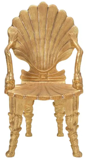 gold Grotto chair