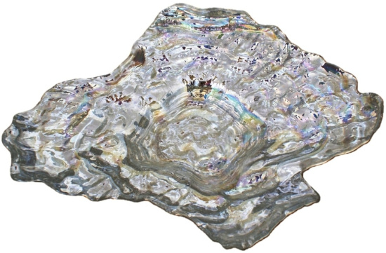 OYSTER Pearl Silver Large Bowl