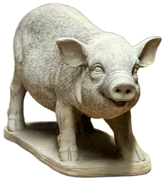 Massive Pig Statue