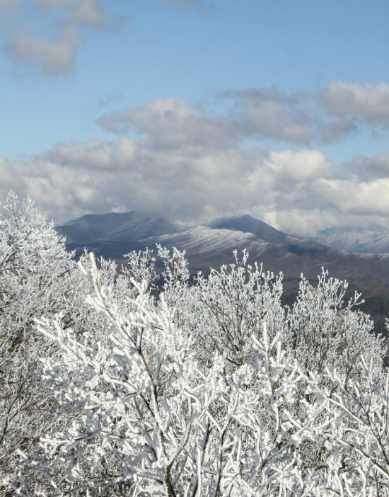 snow covered Smoky Mountains2