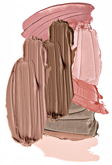 pink-and-brown-color-combination-brush-strokes