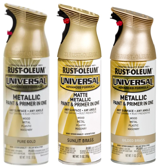 Rust-Oleum Universal All Surface Interior Exterior Metallic Spray Paint and Primer in 1