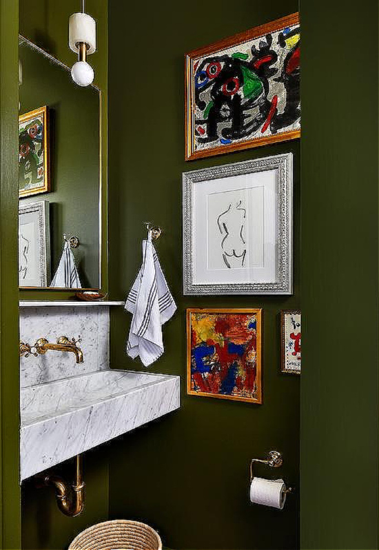 green-and-gold-powder-room-design