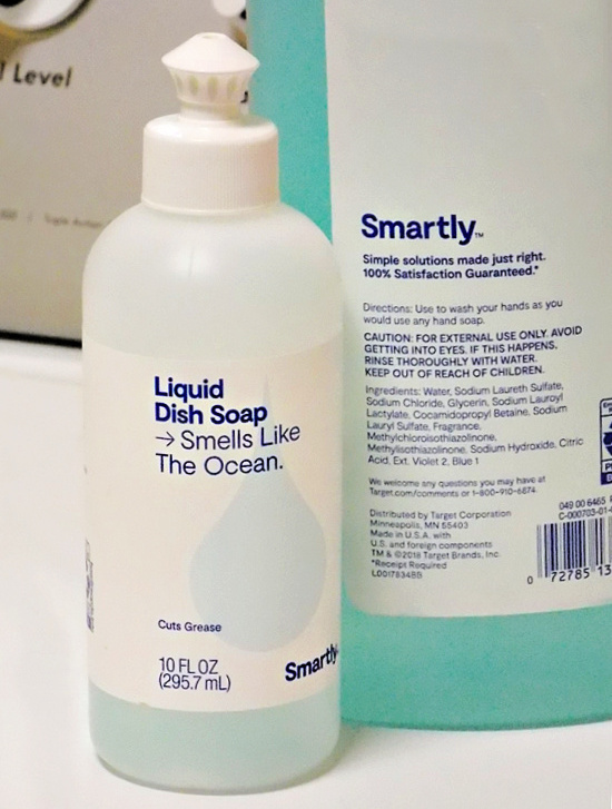 Ocean Scented Liquid Dish Soap