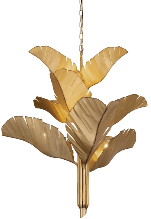 Varaluz-Banana-Leaf-9-light-Chandelier