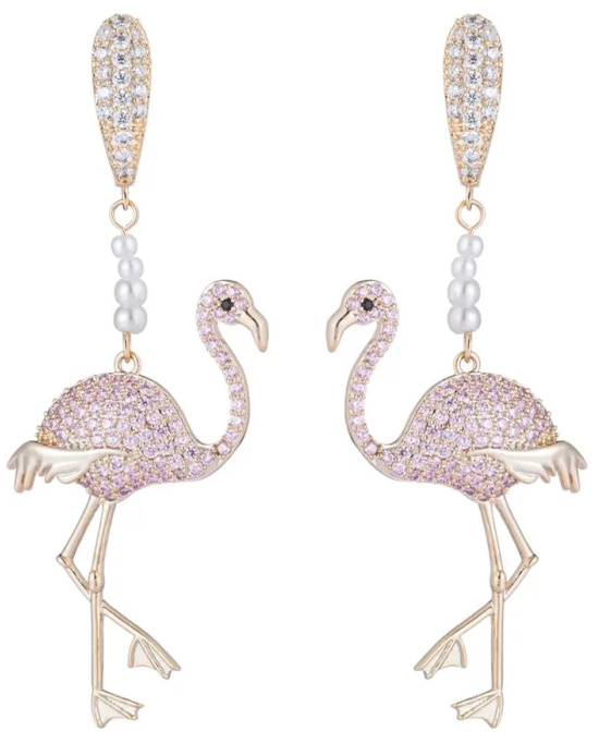 flamingo-fashion-linear-earrings