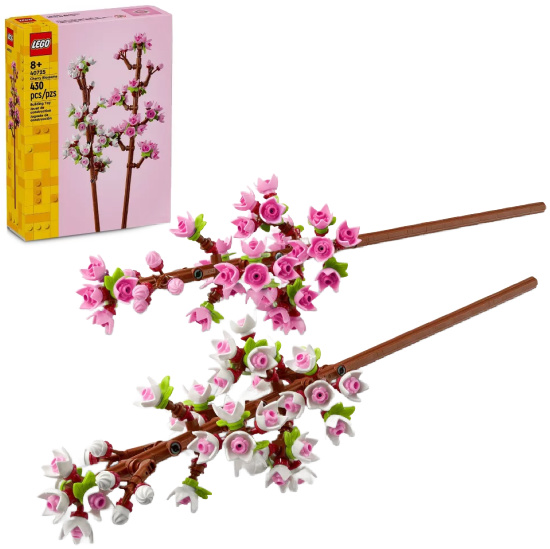 LEGO Cherry Blossoms Celebration Gift, White and Pink Cherry Blossom