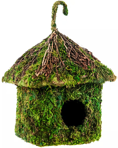 grass-covered-bird-house