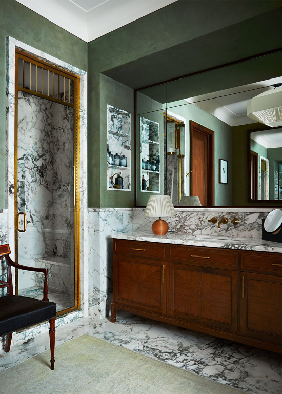 veined-marble-floor-shower-brown-vanity