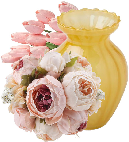 spring-vase-faux-flowers
