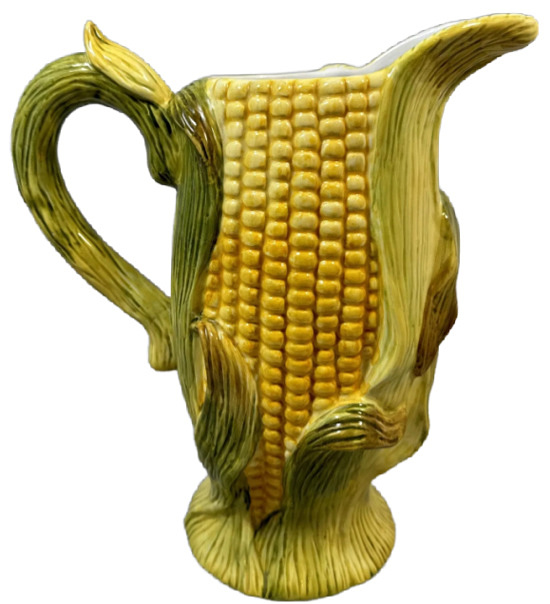 Vintage Figi Yellow Corn Pitcher Carafe~ 10.5” Tall