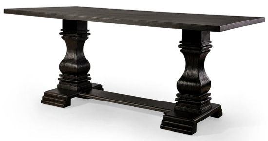 Copper Grove Vinkovci 84-inch Traditional Antique Black Dining Table