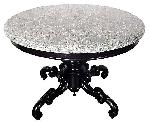 black-white-antique-empire-round-center-table