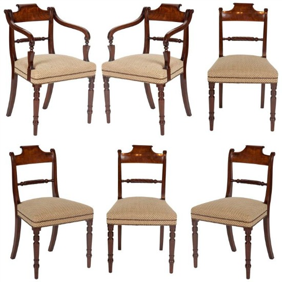 regency dining chairs